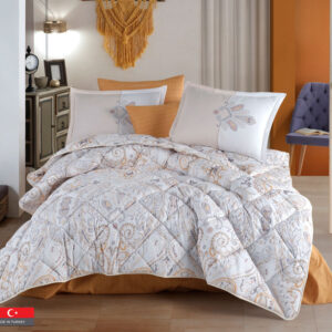 طقم لحاف صيفي قطن تُركي مفرد/ مفرد ونص 4 قطع