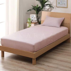 طقم شرشف سرير مطاط مفرد ونص قطعتين ، 200x100سم