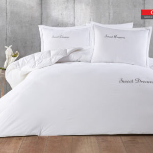 طقم لحاف صيفي بوجهين قطن تُركي مفرد ونص 4 قطع