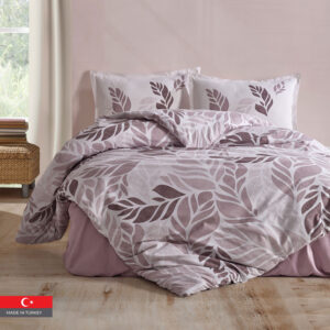 طقم لحاف قطن %100 كوين، 5 قطع