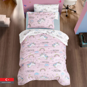 طقم لحاف قطن %100 كوين، 5 قطع