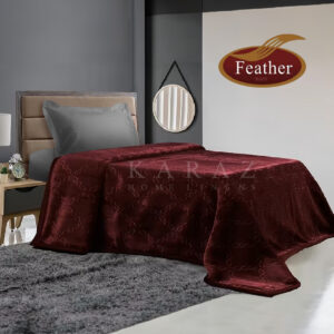 Feather® Blanket 2 ply (4 KG) Size 160x220 cm Burgundy