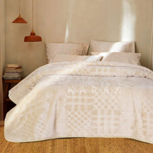 Morano® Engraved Blanket ply Size 160x220 cm Creamy