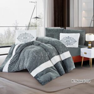 Fur Winter Comforter Twin Size 4 PCS