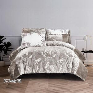 Velvet Comforter King Size 6 PCS
