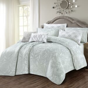 طقم لحاف جاكار وفرو مفرد ونص 4 قطع