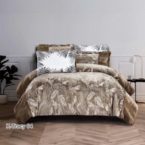 Velvet Comforter King Size 6 PCS