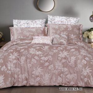 Jacquard Velvet Fur Comforter Set King Size 8 PCS