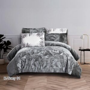 Velvet Comforter King Size 6 PCS