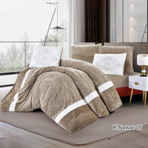 Fur Winter Comforter Twin Size 4 PCS