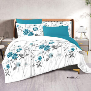 Printed Twin Size Comforter Set, 4 PCS
