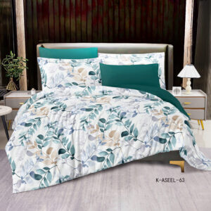 Printed Twin Size Comforter Set, 4 PCS