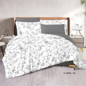 ASEEL Printed King Size Comforter Set 6 PCS