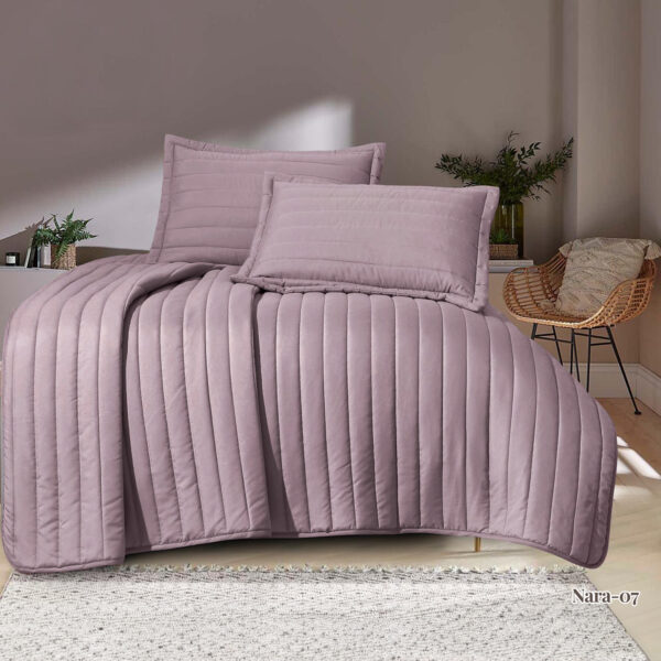 HAMPTON Bedspread King Size 6-PCS طقم مفرش سرير صيفي مضغوط مجوز 3 قطع