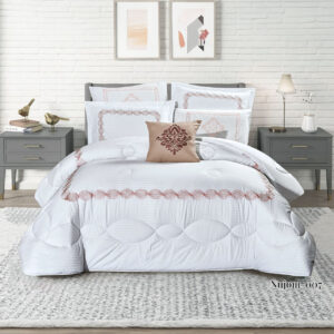 Comforter King Size 7 Pcs Set طقم-لحاف-مجوز-كينج-7-قطع