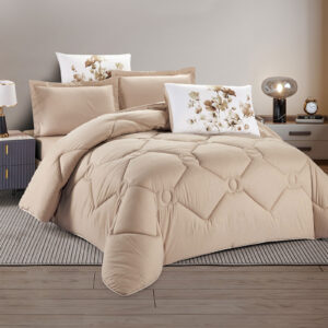 طقم لحاف تاليزا صيفي مخطط مفرد ونص 4 قطع