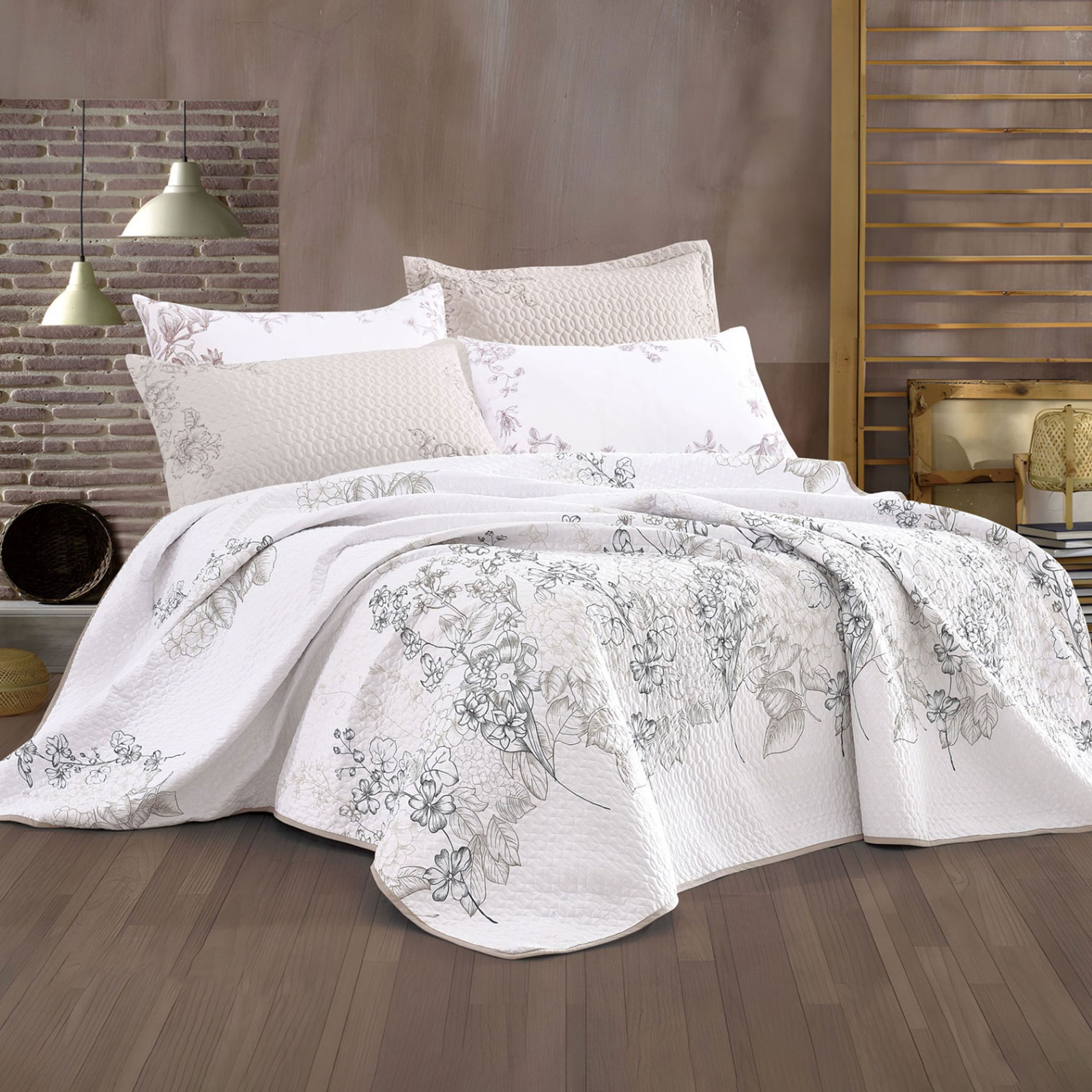Printed Bedspread King Size 6-PCS