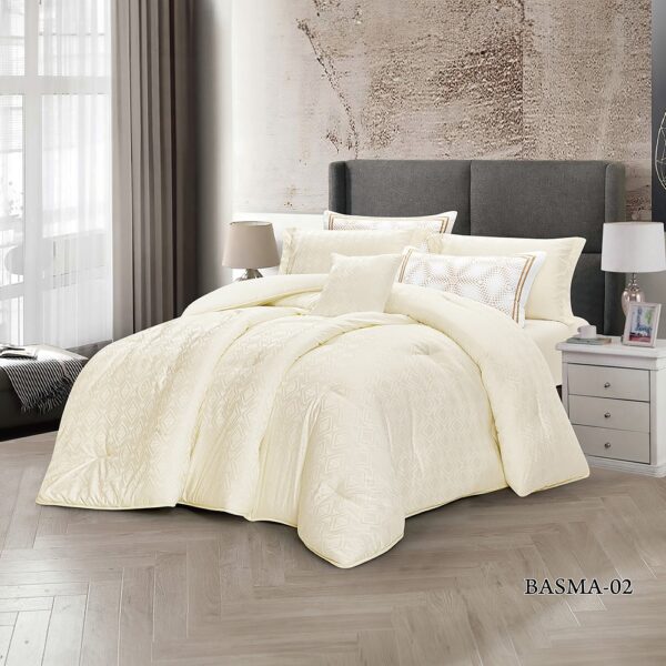 Basma Duvet Cover King Size 6-Pcs Set