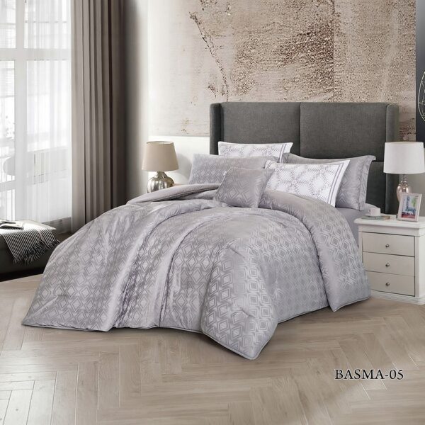 Basma Duvet Cover King Size 6-Pcs Set