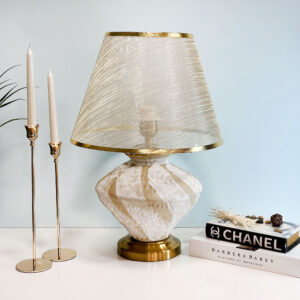 مصباح طاولة سيراميك ارتفاع 55 سم