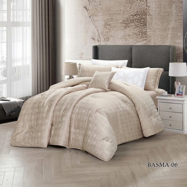 Basma Duvet Cover King Size 6-Pcs Set