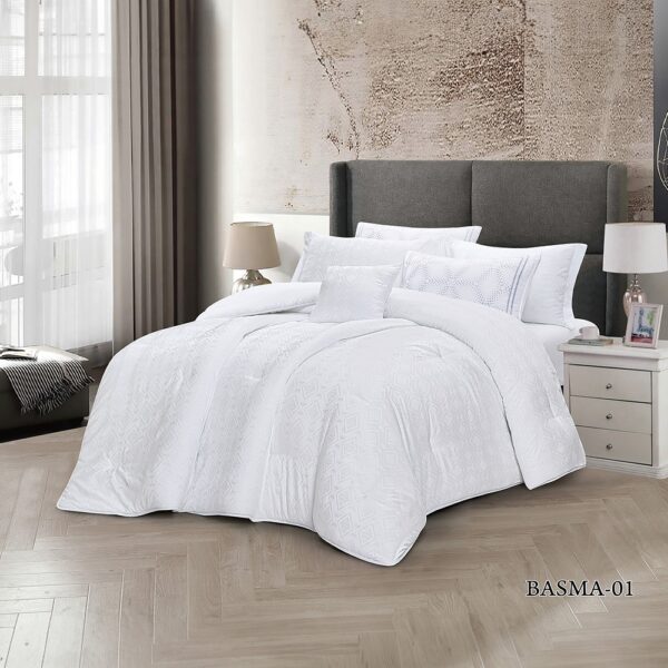 Basma Duvet Cover King Size 6-Pcs Set