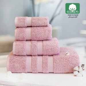 Fluffy Egyptian Cotton Towel (Pink) منشفة فلافي قطن مصري (وردي)