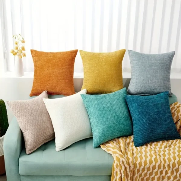 Textured cushions cover