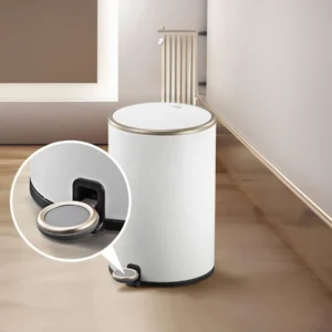 EKO® Cosmo Step Bin 6L Matt White
