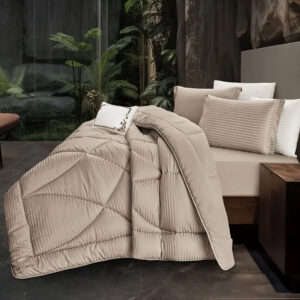 new manilla comforter set king size 7 pieces greige