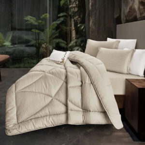 new manilla comforter set king size 7 pieces beige