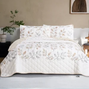 salerno printed comforter set king size 3 pieces