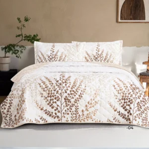 salerno printed comforter set king size 3 pieces