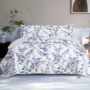 salerno printed comforter set king size 3 pieces
