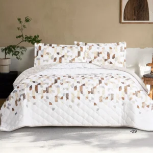 salerno printed comforter set king size 3 pieces
