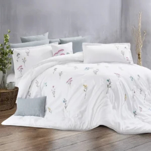 zumurud Embroidered comforter set king size 12 pieces