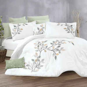 zumurud Embroidered comforter set king size 12 pieces