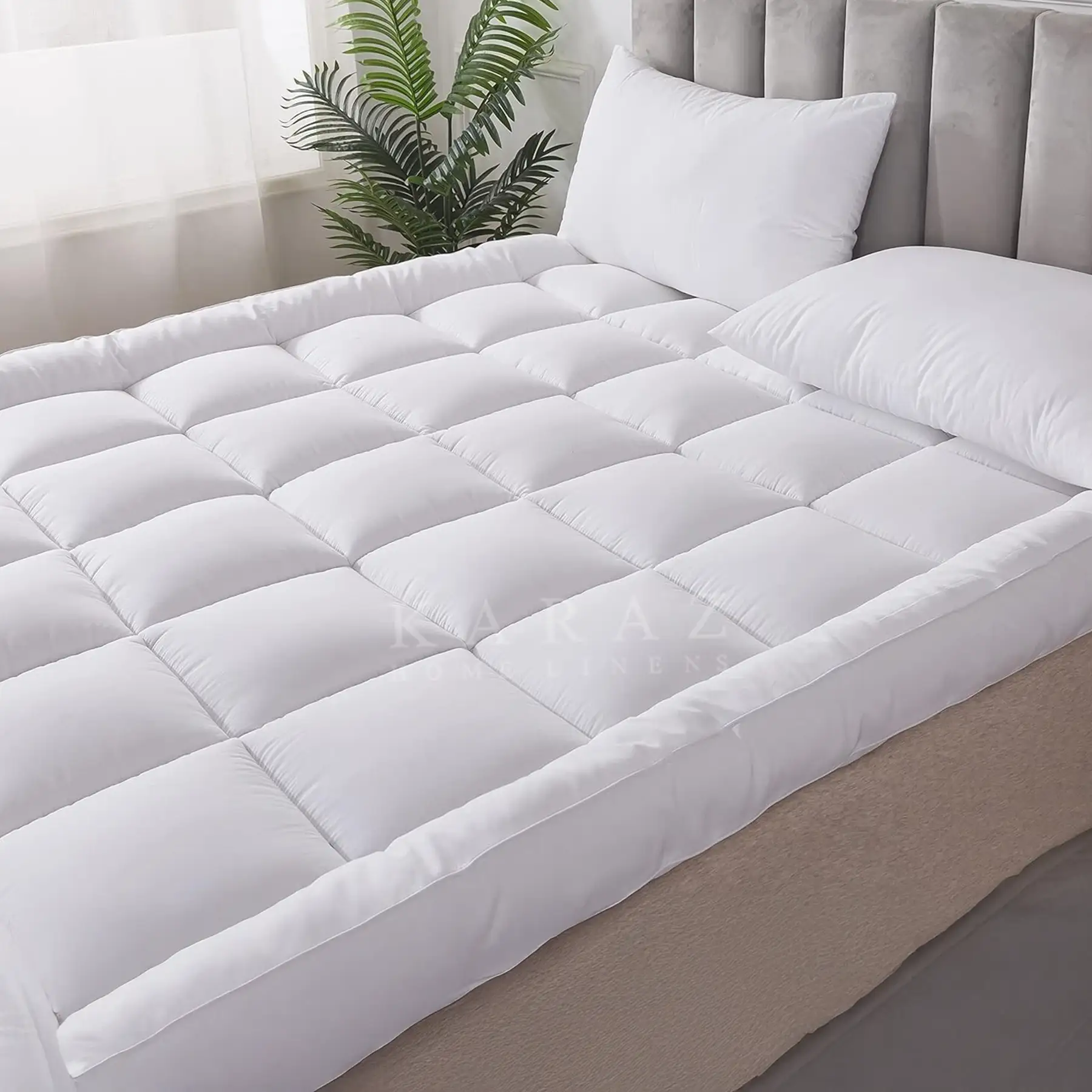 KARAZ 8cm Microfiber Mattress Topper - Image 6