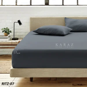 ritz fitted sheet dark gray