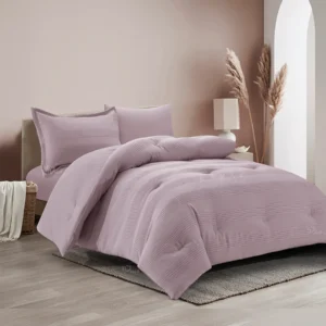 whisper duvet cover set lilac