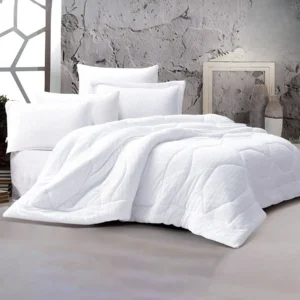 King Size Winter Comforter Set 6 PCS,White