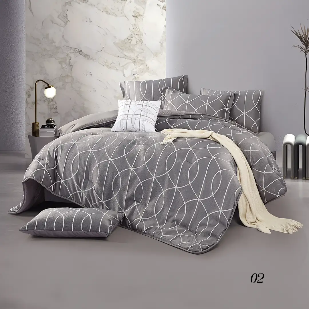King Size Summer Comforter Set 7 PCS