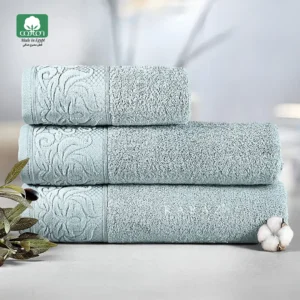 Jacquard-K1 Egyptian Cotton Towel (Turquoise)