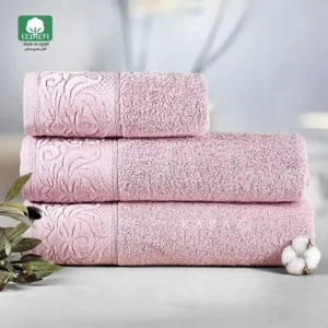 Jacquard-K1 Egyptian Cotton Towel (Pink)
