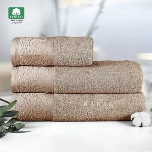 Jacquard-K1 Egyptian Cotton Towel (Kaki)