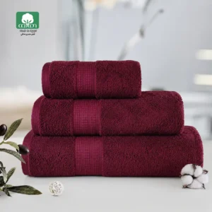 AK1 Egyptian Cotton Towel (Burgundy)