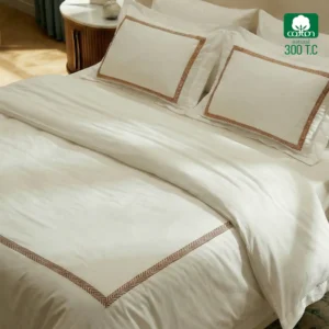 Duvet Cover Super King Size 6 PCS Set 300 TC , Bronze