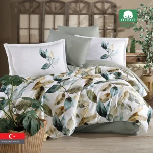 SOPRON 100% Cotton King Size Comforter Set 6 PCS