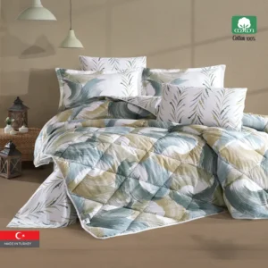 PALITRA 100% Cotton King Size Comforter Set 6 PCS