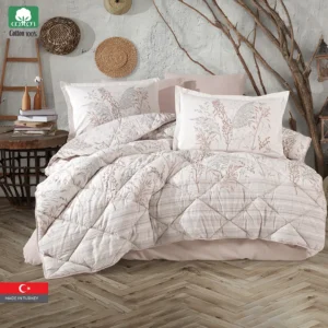 BETINA 100% Cotton King Size Comforter Set 6 PCS